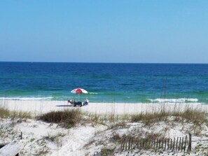 Aan het strand