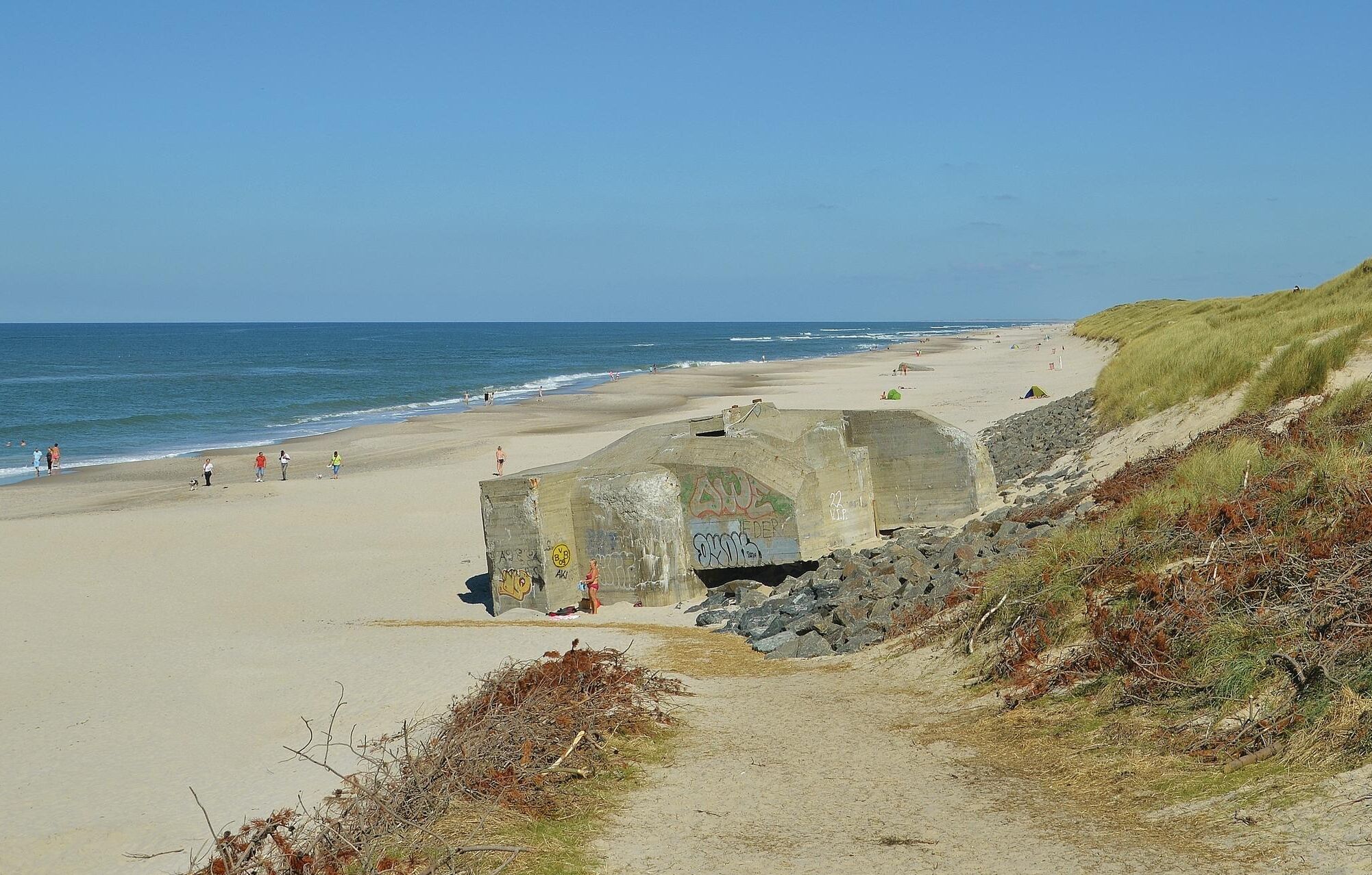 Tæt på stranden