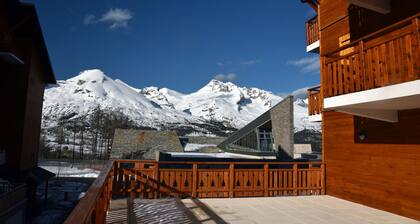 Apartment Terrace - Ski slopes 3 minutes walk away - 3 rooms for 6 people 40 m2