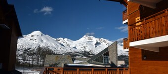 Apartment Terrace - Ski slopes 3 minutes walk away - 3 rooms for 6 people 40 m2