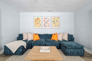 TV, fireplace, offices