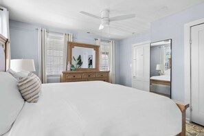 3 bedrooms, iron/ironing board, travel cot, WiFi