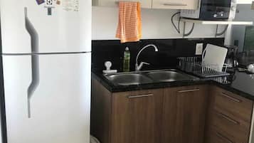 Departamento Deluxe, 2 habitaciones, baño privado | Cocina privada