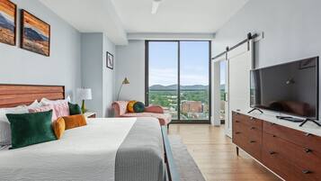 1 soverom, skrivebord, strykejern/-brett og wi-fi (inkludert)