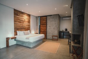 小型别墅, 1 间卧室, 山景 | 迷你吧、特色家居、遮光窗帘、床单