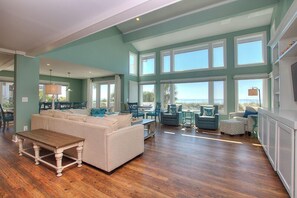 TV, DVD player, ping pong