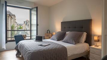 1 Schlafzimmer, Bügeleisen/Bügelbrett, kostenloses WLAN, Bettwäsche