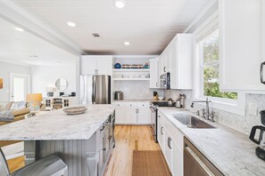 Fridge, microwave, oven, stovetop - Pet-Friendly Retreat w/Private Pool and Spa, Outdoor Oasis, & Prime 30A Location (Seacrest Beach West)