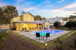 A heated pool - Pet-Friendly Retreat w/Private Pool and Spa, Outdoor Oasis, & Prime 30A Location (Seacrest Beach West)