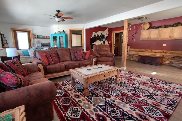 The living room is the perfect spot for the family to gather.