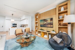 Condo, 3 Bedrooms | Living room - Lrmb - Eco-hotel #9 Southeast Ocean & Pool View (Miami Beach)