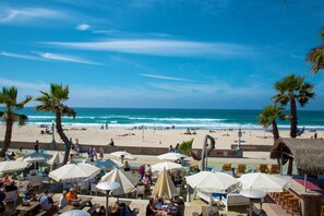 Accommodatie ligt op het strand