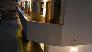 Façana frontal de l'allotjament