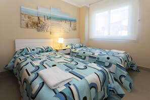 2 bedrooms, iron/ironing board