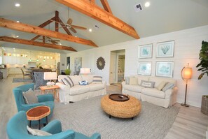 TV - No Regrets ~ Luxury at the Beach ~ pool & spa ~ 6 bedrooms & 5 full bathrooms ~ (Bolivar Peninsula)