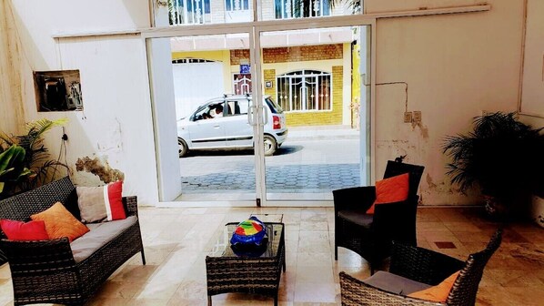Lobby sitting area
