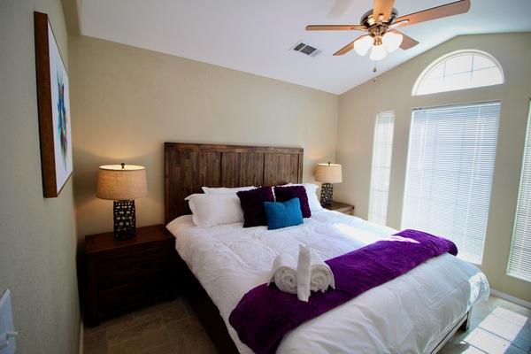 3 bedrooms, desk, iron/ironing board, free WiFi