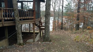 Property grounds - Morning View chalet lake home on Pear Lake  (Trego)