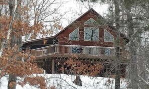 Exterior - Morning View chalet lake home on Pear Lake  (Trego)