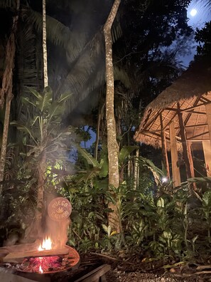 Living area - Kapievi Ecovillage (Tambopata)