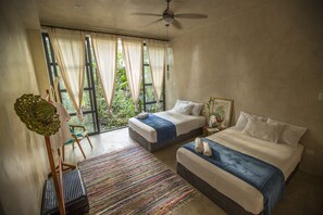 Comfort Room, 2 Double Beds | Free WiFi, bed sheets