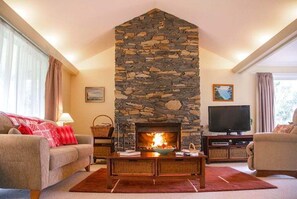 TV, fireplace, Netflix, DVD player - Rocky Mountain Cottage | Weatherboard Home, 3 Bedroom, 2 Bathroom, Spa Bath, Central Heating, Fireplace, Deck, Accessible (Blackheath)