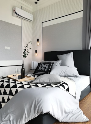 Apartment, 2 Bedrooms | 2 bedrooms, in-room safe, individually decorated, individually furnished - Boulevard Service Apartment KL by Airhost (Kuala Lumpur)