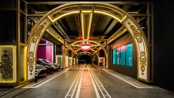 Front of property - evening/night