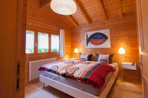 2 chambres, lit parapluie