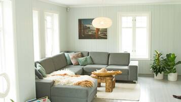 Villa, en front de plage | Salle de séjour