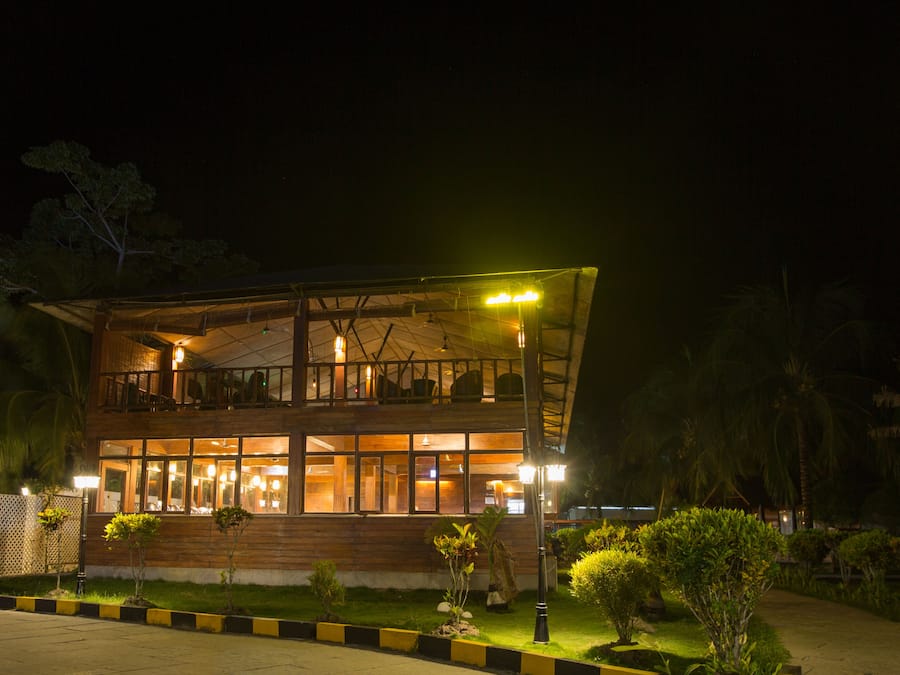 Front of property - evening/night