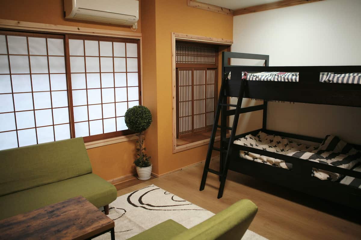 Bed in 4-Bed Female Dormitory Room | 1 bedroom, hypo-allergenic bedding, desk, laptop workspace