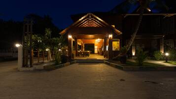 Front of property - evening/night