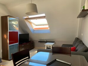 Living area - Penthouse in the Center of Fuengirola with solarium and garage included.  (Fuengirola)