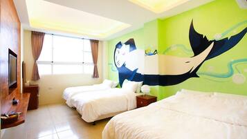 Quadruple Room, Sea View | Soundproofing