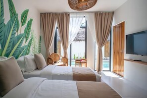 Tempur-Pedic beds, individually decorated, individually furnished, desk - Bird of Paradise (Panglao)