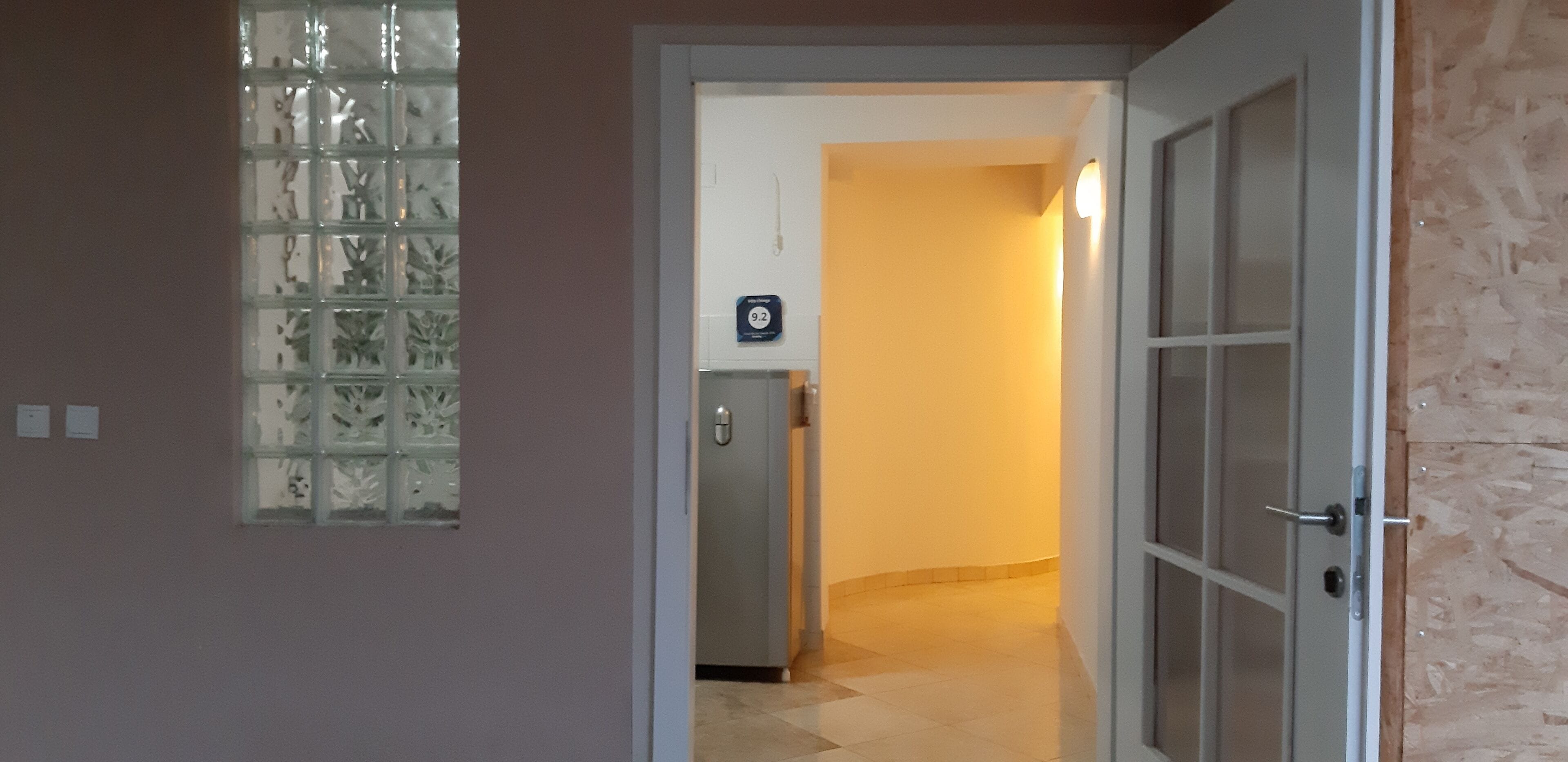 Interior entrance
