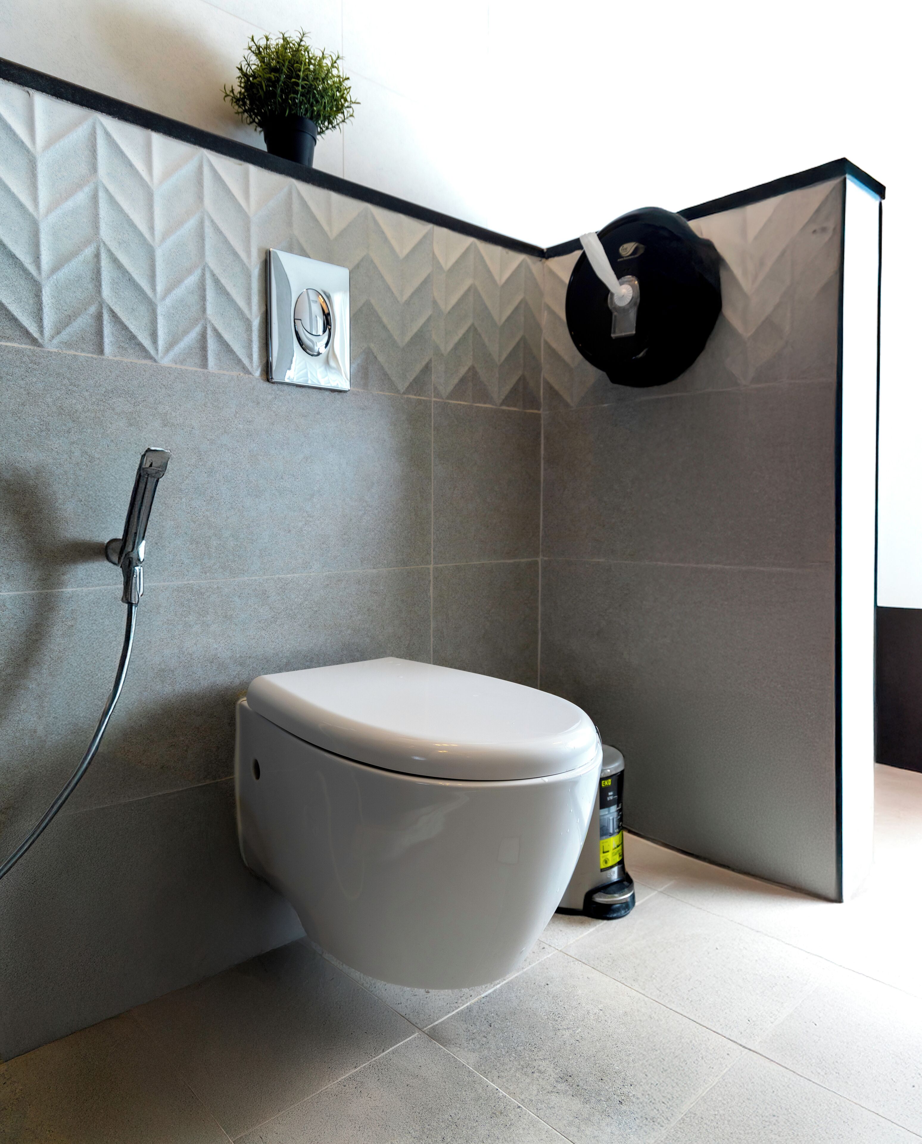 family room | bathroom | shower, hair dryer, bathrobes, slippers