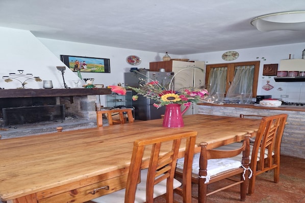 Dining Room - Marken Holiday home with pool (Montemaggiore al Metauro)
