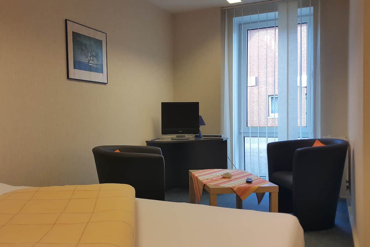 Comfort-enkeltværelse | 1 soveværelse, skrivebord, gratis Wi-Fi