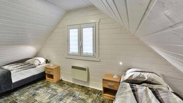 2 chambres, lit parapluie, Wi-Fi gratuit, draps fournis