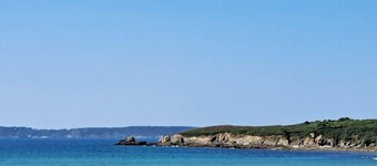 Villa en Telgruc-sur-Mer con vistas al mar y jacuzzi