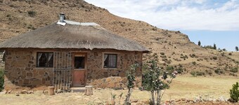 Authentic African thatched house