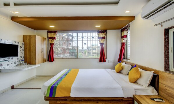 Habitación estándar | Tabla de planchar con plancha, wifi gratis y ropa de cama 