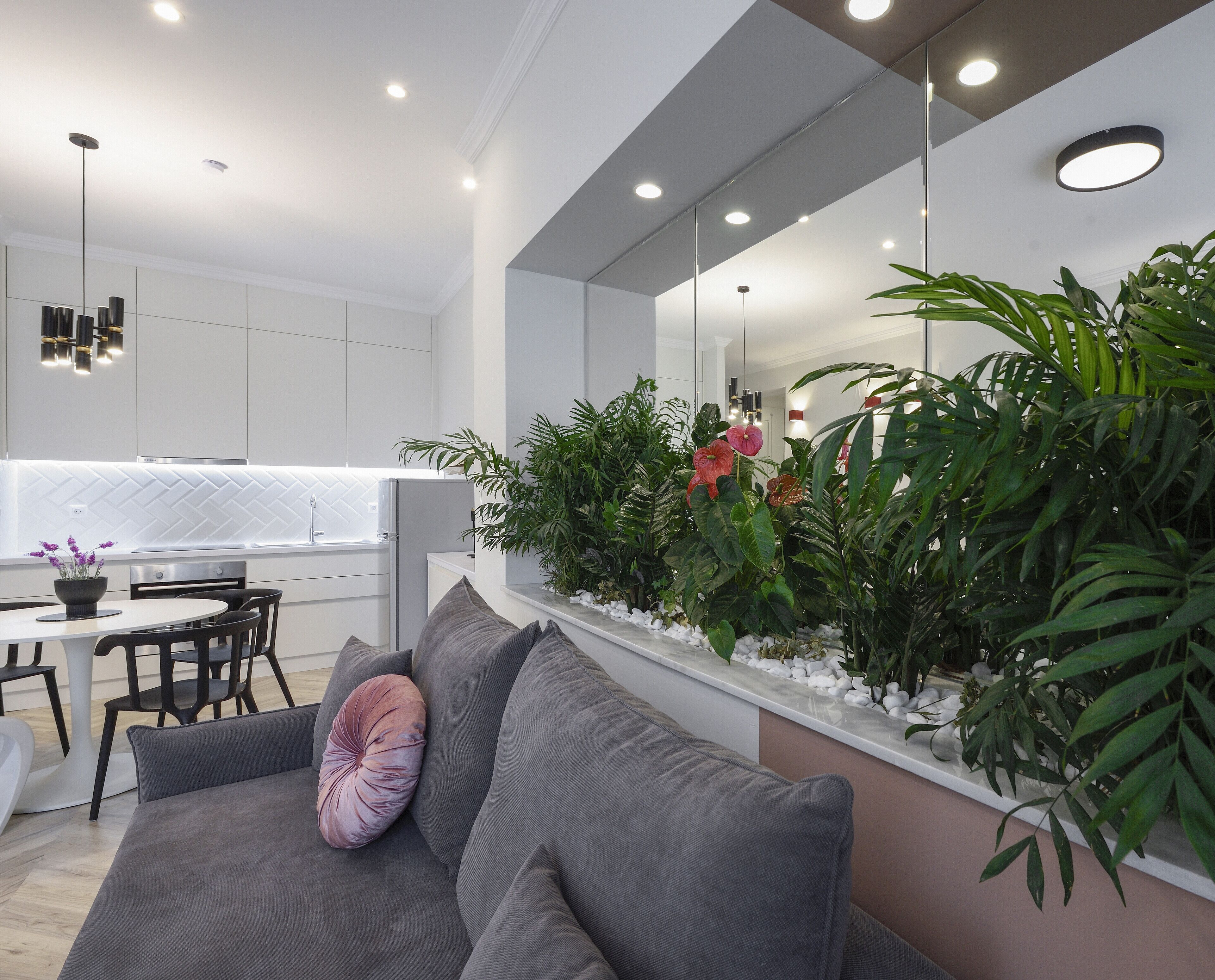 高級公寓, 陽台, 城市景觀 | 起居區 | 智慧型電視、Netflix