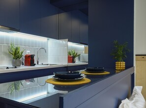 精緻開放式客房, 陽台, 城市景觀 | 埃及棉床單、高級寢具、獨特裝潢、布置獨特