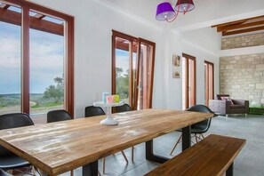 Dining - Kyrianna Villa with Pool & Sea View (Kyrianna)