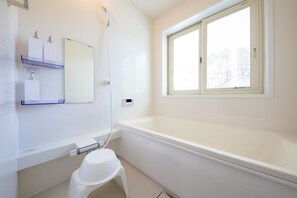Villa, 3 Bedrooms | Bathroom | Combined shower/tub, hair dryer, slippers, bidet