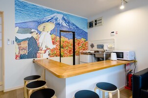 ヴィラ 1 ベッドルーム | 共用キッチン | 冷蔵庫、電子レンジ、コンロ、電気ポット