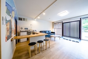 Villa, 1 Bedroom | Living area | Flat-screen TV - The Road To Mt.Fuji (Fujiyoshida)
